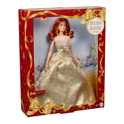 2025 Holiday Barbie Doll 1 - Red Hair with CoA - Mattel Creations - image 13