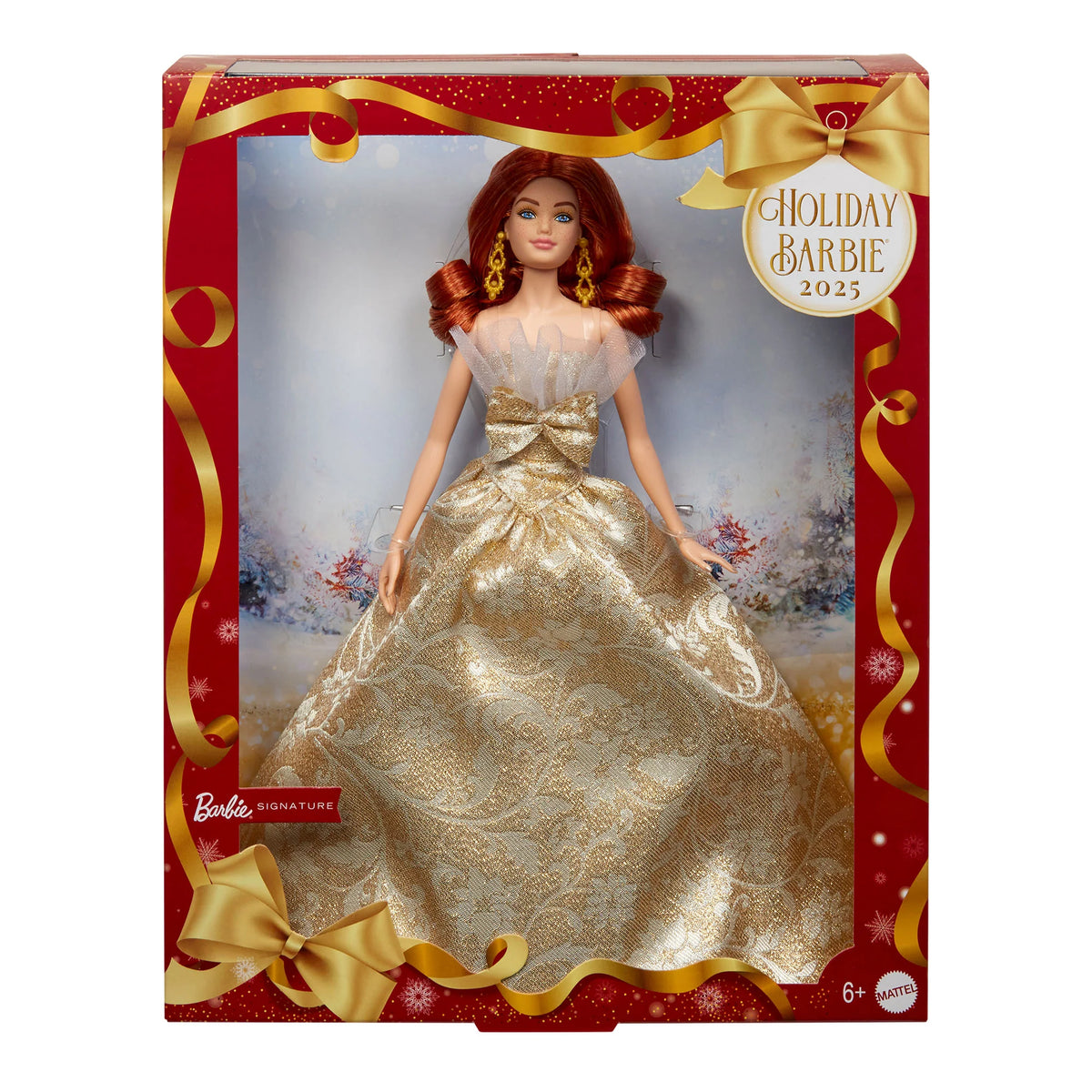 2025 Holiday Barbie Doll 1 - Red Hair with CoA - Mattel Creations - image 15