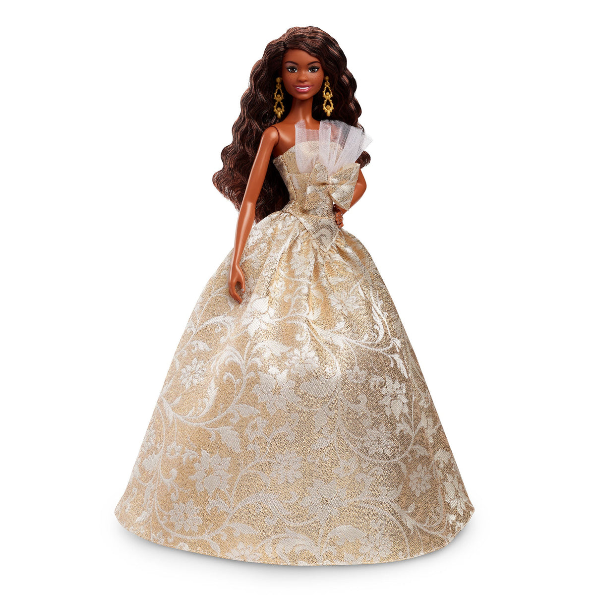 2025 Holiday Barbie Doll 4 Dark Hair with CoA - Mattel Creations - image 8