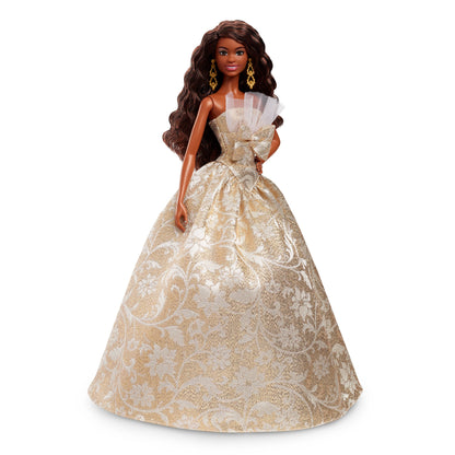 2025 Holiday Barbie Doll 4 Dark Hair with CoA - Mattel Creations - image 8