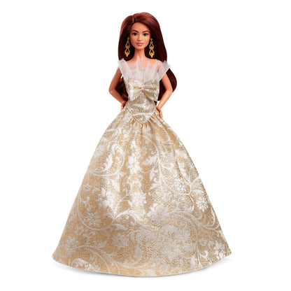 2025 Holiday Barbie Doll 3 - Brunette Hair with CoA - Mattel Creations - image 5