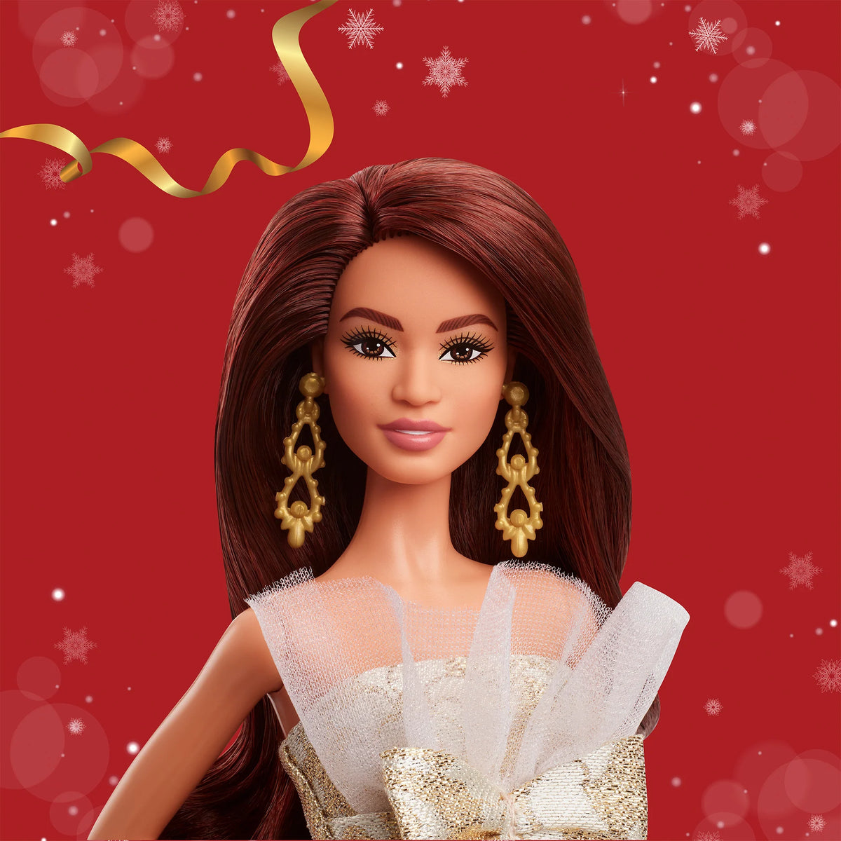 2025 Holiday Barbie Doll 3 - Brunette Hair with CoA - Mattel Creations - image 9