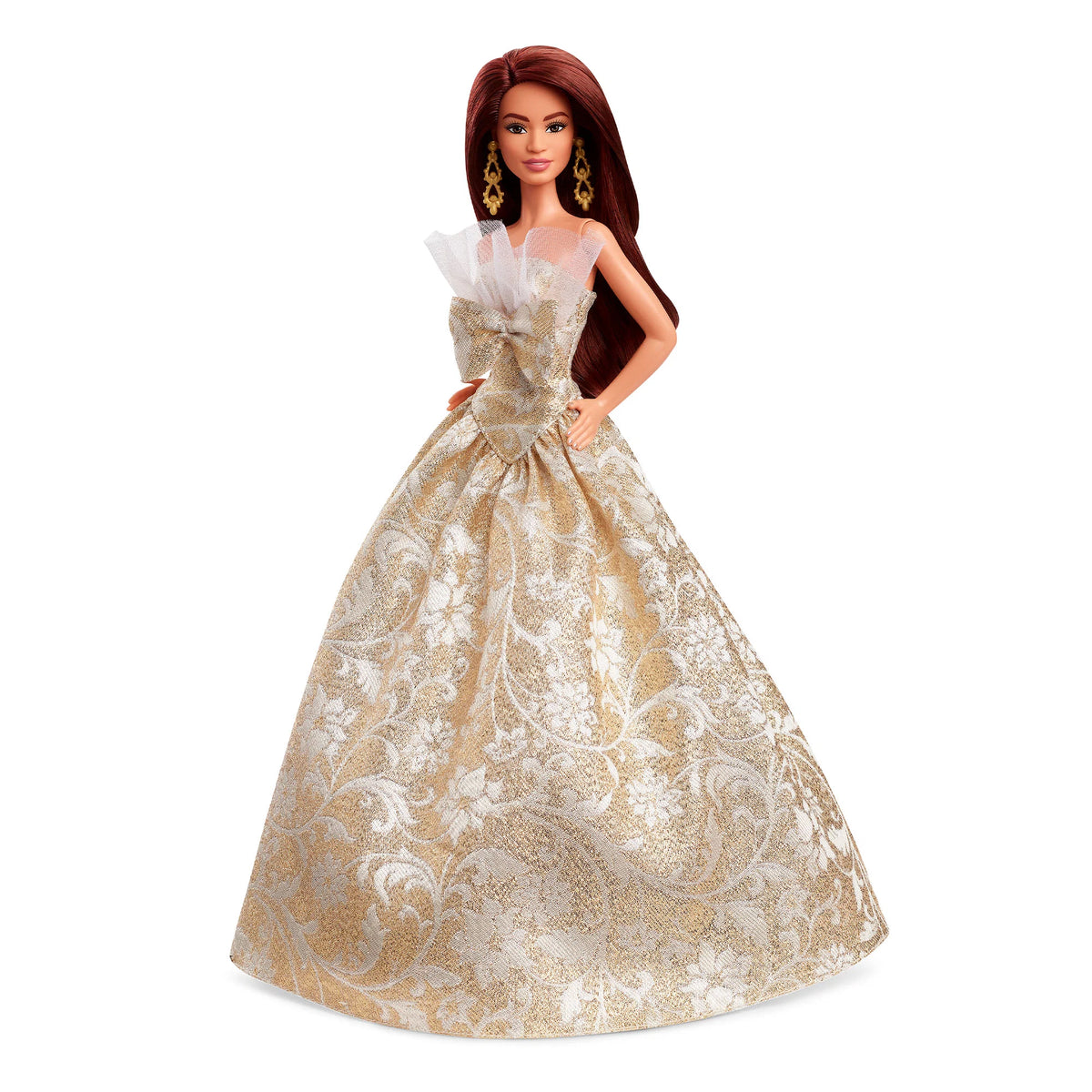 2025 Holiday Barbie Doll 3 - Brunette Hair with CoA - Mattel Creations - image 11