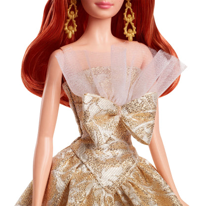 2025 Holiday Barbie Doll 1 - Red Hair with CoA - Mattel Creations - image 10
