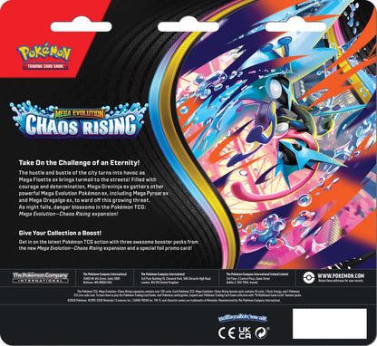 Pokemon TCG: Mega Evolution Chaos Rising 3 Booster Blister - image 2