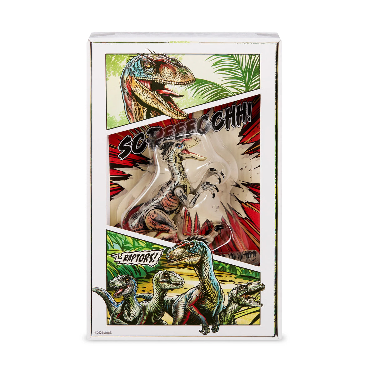 Jurassic World Hammond Collection 25th Anniversary Comic-Style Velociraptor - Collectors SDCC Release - image 4