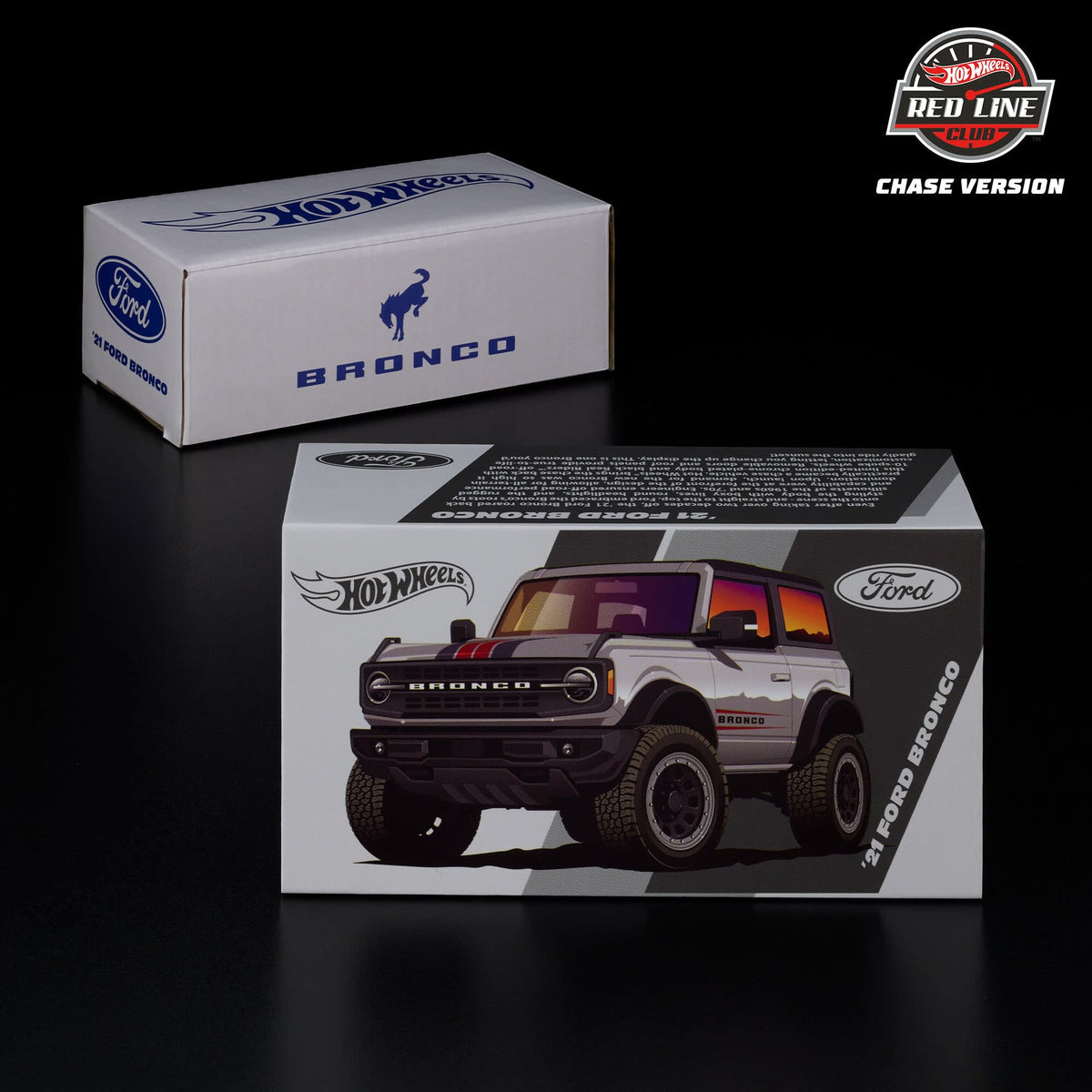 ’21 Ford Bronco Red CHASE Version - Chrome Plated (2581/5000) - Red Line Club Exclusive - image 3