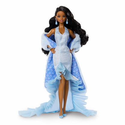 Barbie Gala Collection Sky-Blue Doll Gown with CoA - Barbie Club 59 Exclusive - image 7