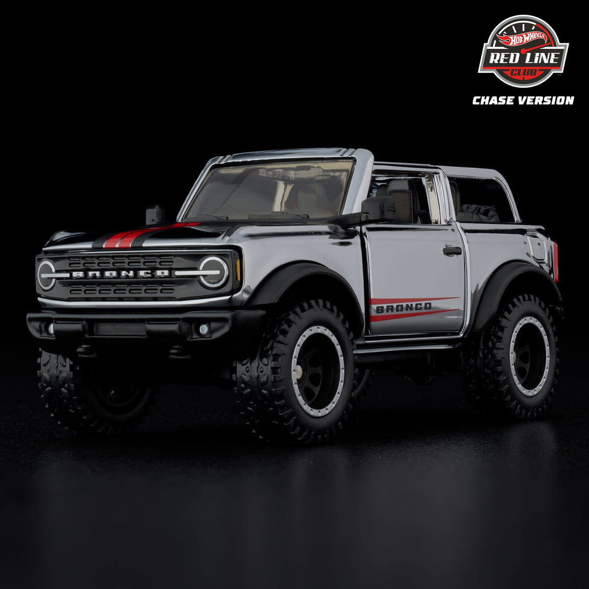 ’21 Ford Bronco Red CHASE Version - Chrome Plated (2581/5000) - Red Line Club Exclusive