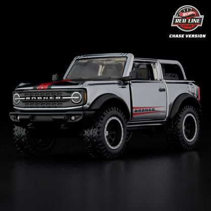 ’21 Ford Bronco Red CHASE Version - Chrome Plated (2581/5000) - Red Line Club Exclusive
